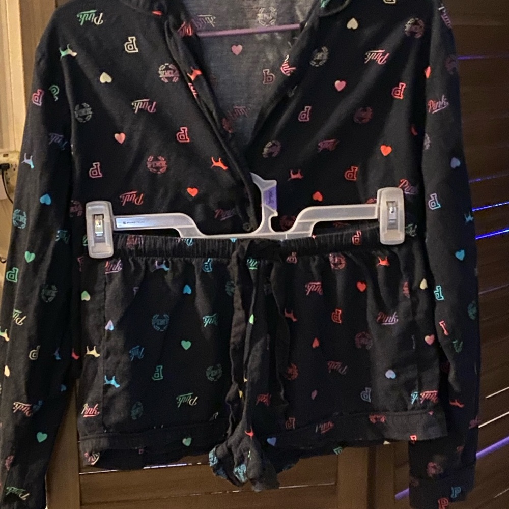 PINK Victoria Secret 2 piece pajamas. Size XS